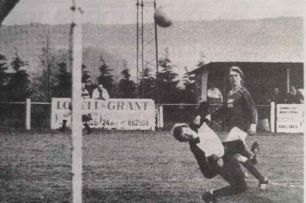 Phil Driver's goal clinched the 1985-6 Division Two North title at Barton Rovers