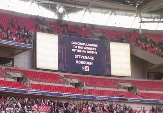 Wembley Winners: Stevenage became the first team to lift a trophy at the new Wembley Stadium in 2007, coming back from a two-goal deficit at half-time to win the FA Trophy in a game truly befitting of the occasion under the Arch...