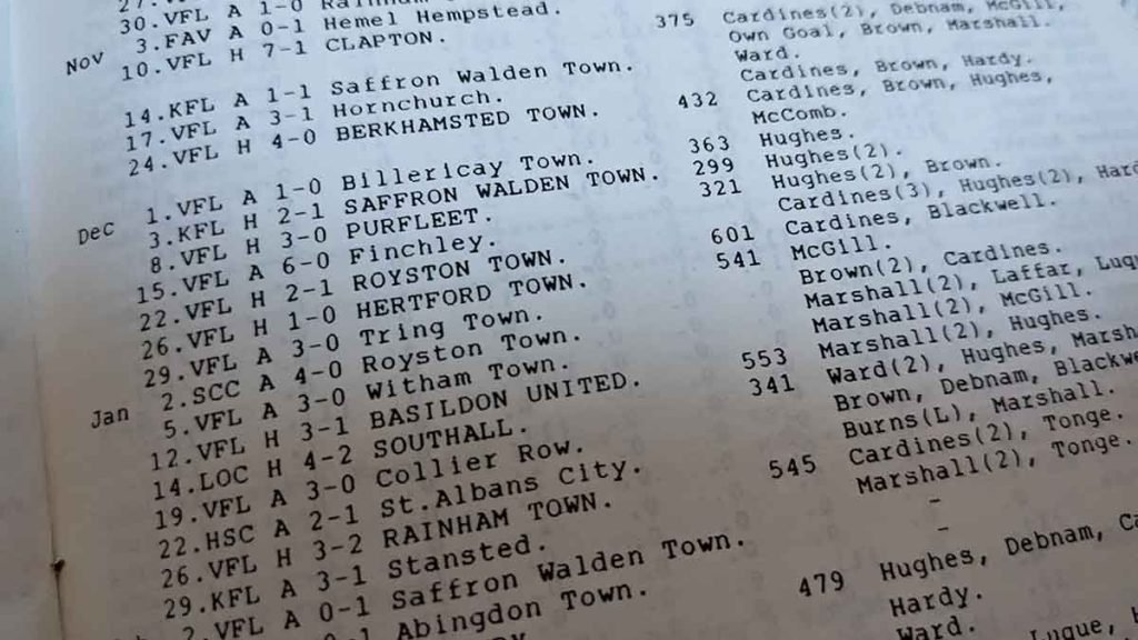 It's worth giving the 1990-1 Diadora League Division Two North campaign a mention in its entirety if we're talking festive football treats