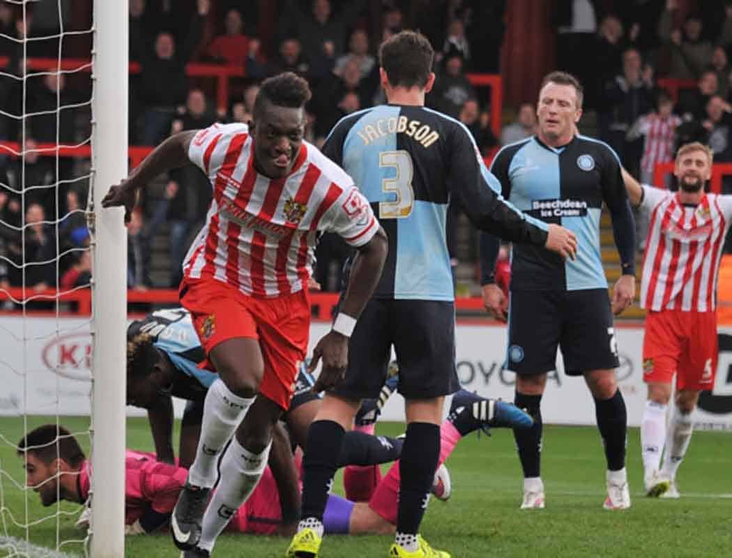 Armand Gnanduillet was signed by Teddy Sheringham in a bid to arrest a huge slump in form