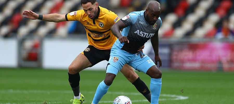 Jamal Campbell-Ryce in action at Newport County