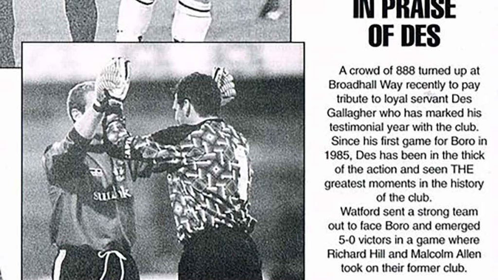 One reason why Chris Taylor is an unsung hero is because he had the unenviable task of replacing Des Gallagher