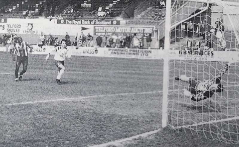 Tony Lynch is part of a fantastic four that did much of the legwork in front of goal in the second half of the 1994-5 GM Vauxhall Conference campaign