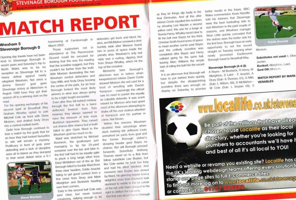 Bad is bad, but how bad can it get? Well, our trip to Wrexham in 2008 is one example.